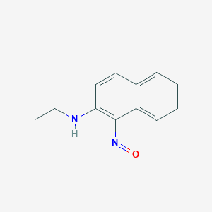molecular formula C12H12N2O B8657966 N-Ethyl-1-nitrosonaphthalen-2-amine CAS No. 76145-86-3