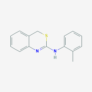 molecular formula C15H14N2S B008658 (4H-Benzo[d][1,3]thiazin-2-yl)-o-tolyl-amine CAS No. 108288-50-2