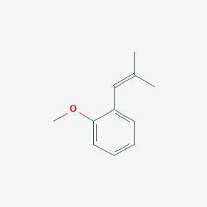 molecular formula C11H14O B8658011 1-(2-methoxyphenyl)-2-methylprop-1-ene CAS No. 6026-72-8