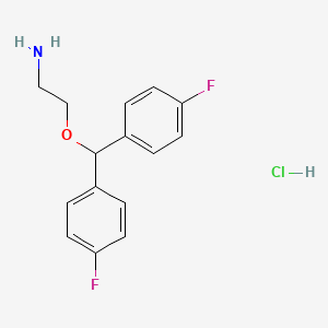 Ethanamine, 2-[bis(4-fluorophenyl)methoxy]-, hydrochloride
