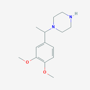 4-[1-(3,4-Dimethoxyphenyl)ethyl]piperazine