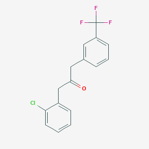 1-(2-Chlorophenyl)-3-[3-(trifluoromethyl)phenyl]propan-2-one
