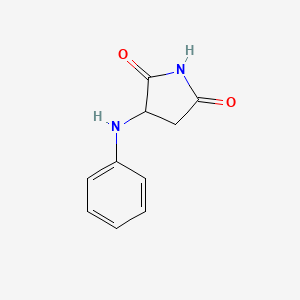 molecular formula C10H10N2O2 B8658065 Anilinosuccinimide 