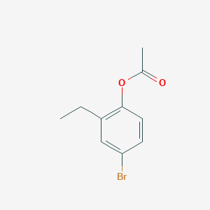Acetic acid 4-bromo-2-ethyl-phenyl ester