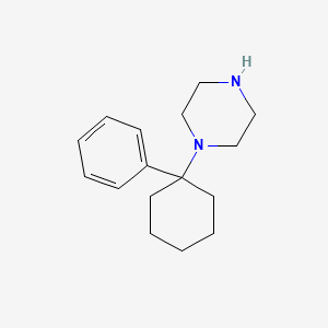 molecular formula C16H24N2 B8658105 1-(1-Phenylcyclohexyl)piperazine 