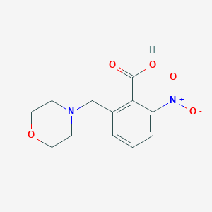 2-Morpholin-4-ylmethyl-6-nitro-benzoic acid