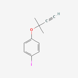 1-Iodo-4-[(2-methylbut-3-yn-2-yl)oxy]benzene