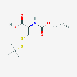 3-(tert-Butyldisulfanyl)-N-{[(prop-2-en-1-yl)oxy]carbonyl}-L-alanine