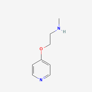 molecular formula C8H12N2O B8658221 N-methyl-2-(pyridin-4-yloxy)ethanamine 
