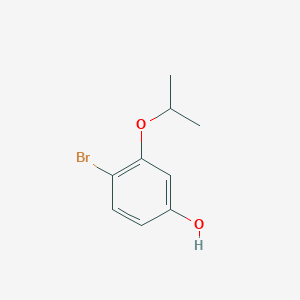 molecular formula C9H11BrO2 B8658265 4-BROMO-3-(PROPAN-2-YLOXY)PHENOL 
