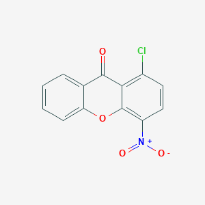 molecular formula C13H6ClNO4 B8658384 1-chloro-4-nitro-9H-xanthen-9-one CAS No. 101709-82-4