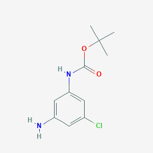 (3-Amino-5-chlorophenyl)carbamic acid tert-butyl ester