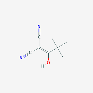 (1-Hydroxy-2,2-dimethylpropylidene)propanedinitrile