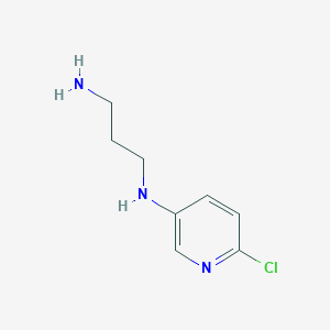 N1-(6-chloropyridin-3-yl)propane-1,3-diamine