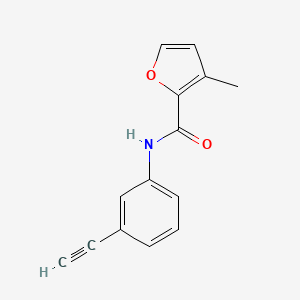 molecular formula C14H11NO2 B8658557 N-(3-ethynylphenyl)-3-methylfuran-2-carboxamide 
