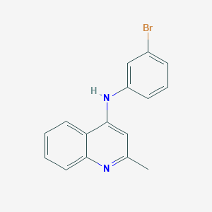 N-(3-bromophenyl)-2-methylquinolin-4-amine