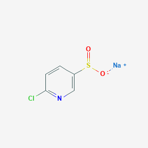 molecular formula C5H3ClNNaO2S B8658704 Sodium 6-chloropyridine-3-sulfinate 