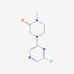 6-Chloro-2-(4-methyl-3-oxo-1-piperazinyl)-pyrazine