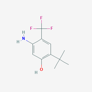 5-Amino-2-tert-butyl-4-trifluoromethyl-phenol