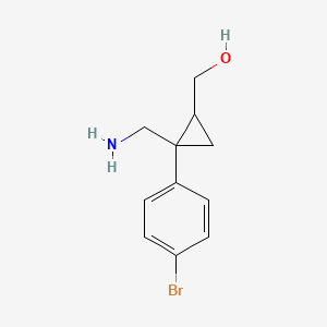 [2-Aminomethyl-2-(4-bromo-phenyl)-cyclopropyl]-methanol