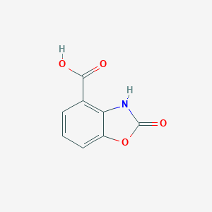 molecular formula C8H5NO4 B008659 2-Oxo-2,3-dihydro-1,3-benzoxazole-4-carboxylic acid CAS No. 100960-55-2