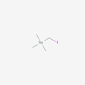 molecular formula C4H11ISn B8659255 (Iodomethyl)trimethylstannane CAS No. 23696-40-4