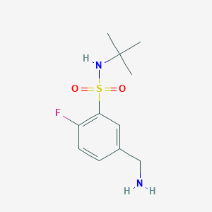 5-Aminomethyl-N-tert-butyl-2-fluoro-benzenesulfonamide
