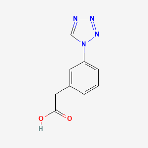 [3-(1H-tetrazol-1yl)phenyl]acetic acid