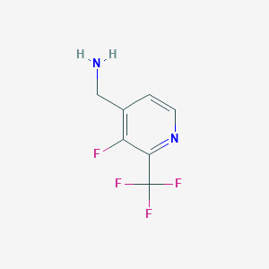 4-Pyridinemethanamine, 3-fluoro-2-(trifluoromethyl)-