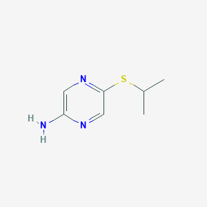 5-Isopropylsulfanylpyrazin-2-amine