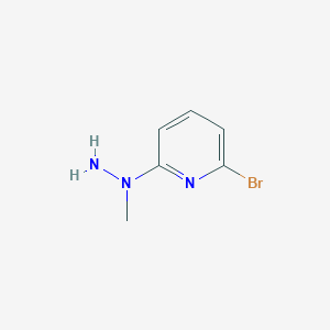 2-Bromo-6-(1-methylhydrazinyl)pyridine