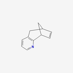 molecular formula C11H11N B8659403 6,9-Dihydro-5H-6,9-methanocyclohepta[b]pyridine CAS No. 745066-30-2