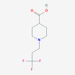 1-(3,3,3-Trifluoropropyl)piperidine-4-carboxylic acid