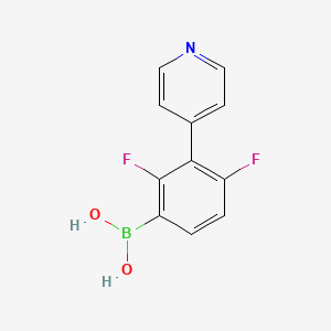 2,4-Difluoro-3-(pyridin-4-yl)benzeneboronic acid