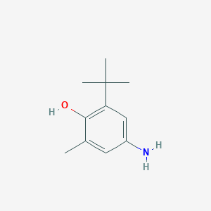molecular formula C11H17NO B8659476 4-Amino-2-tert.-butyl-6-methylphenol 