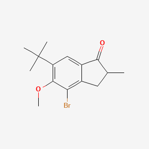 4-Bromo-6-tert-butyl-5-methoxy-2-methyl-1-indanone