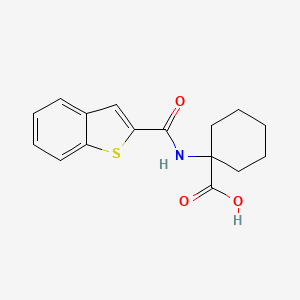 1-[(2-Benzothienylcarbonyl)amino]cyclohexanecarboxylic acid