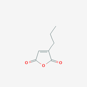 molecular formula C7H8O3 B8659552 Propylmaleic anhydride CAS No. 61679-89-8