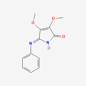 5-Anilino-3,4-dimethoxy-2H-pyrrol-2-one