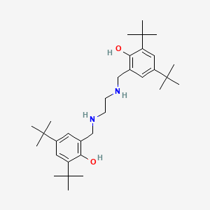 molecular formula C32H52N2O2 B8659715 2,2'-[Ethane-1,2-diylbis(iminomethanediyl)]bis(4,6-di-tert-butylphenol) CAS No. 63551-08-6