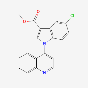 Methyl 5-chloro-1-(quinolin-4-yl)-1H-indole-3-carboxylate
