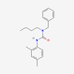 molecular formula C20H26N2O B8659766 N-Benzyl-N-butyl-N'-(2,4-dimethylphenyl)urea CAS No. 88451-06-3