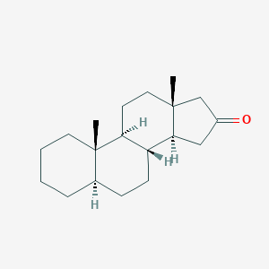 molecular formula C19H30O B086598 5alpha-Androstan-16-one CAS No. 1032-16-2