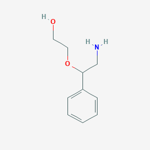 molecular formula C10H15NO2 B8659804 2-(2-Hydroxyethoxy)-2-phenylethanamine 