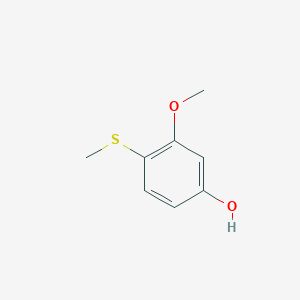 3-Methoxy-4-(methylsulfanyl)phenol