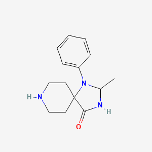 2-Methyl-1-phenyl-1,3,8-triazaspiro[4.5]decan-4-one