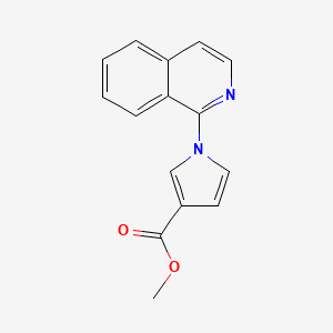 molecular formula C15H12N2O2 B8659916 Methyl 1-(isoquinolin-1-yl)-1H-pyrrole-3-carboxylate CAS No. 649727-07-1
