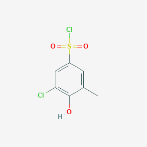 3-chloro-4-hydroxy-5-methylbenzenesulfonyl Chloride