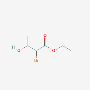 molecular formula C6H11BrO3 B8659989 Ethyl 2-bromo-3-hydroxybutanoate CAS No. 62317-34-4