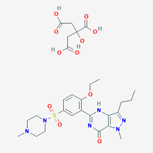 molecular formula C₂₂H₃₀N₆O₄S.C₆H₈O₇ B000866 Sildenafil citrate CAS No. 171599-83-0